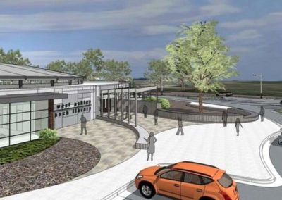 Rendering of the new West Ashley Bees Ferry Library